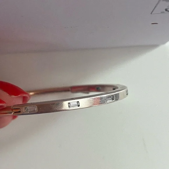 Pandora Rose Gold and Sterling Silver Bangle - Picture 4 of 7